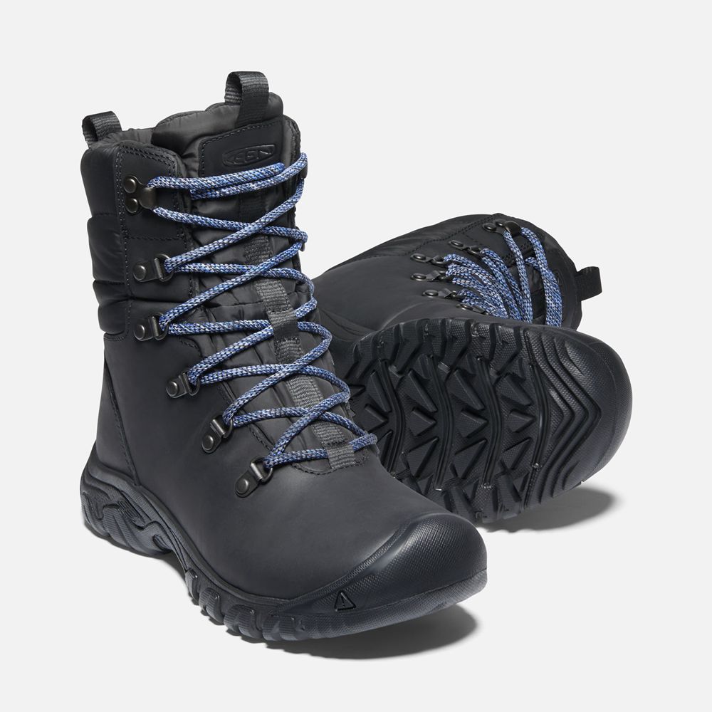 Bottes de Randonnée Keen Femme Noir | Greta Waterproof | IHUVC-7926